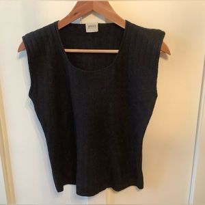 Armani collezioni Sleeveless sweater, cashmere